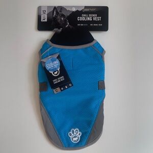 Canada Pooch Chill Seeker Cooling Vest - Blue - Size 12